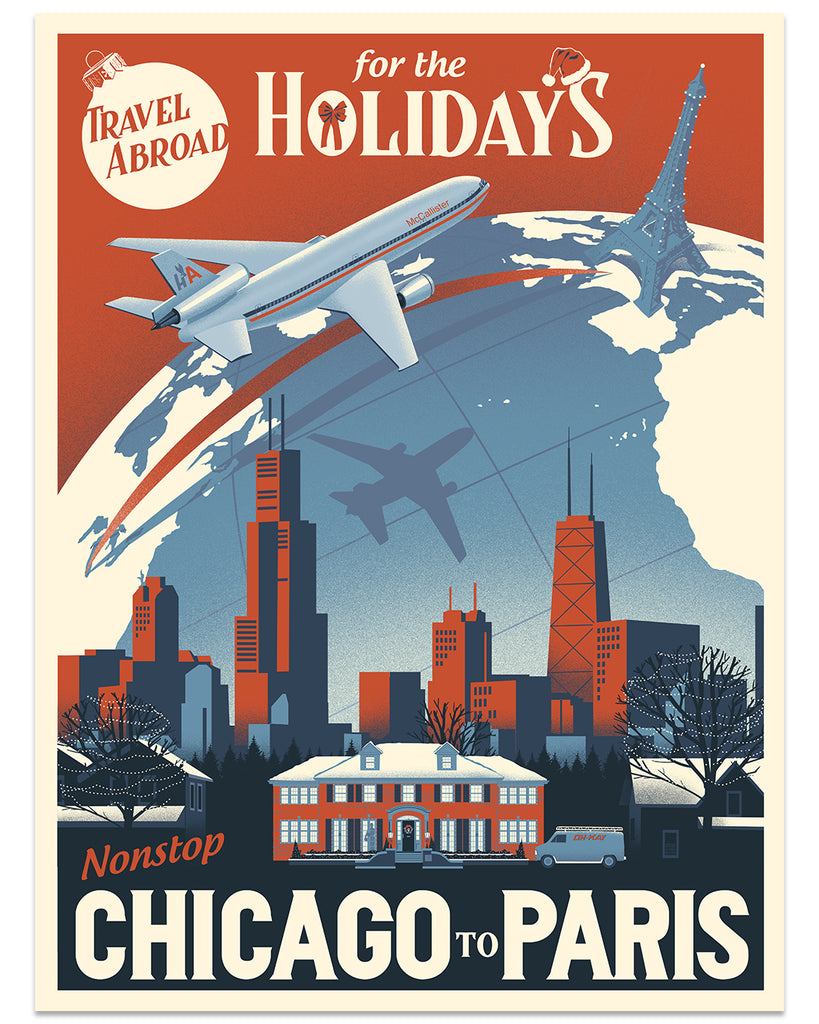 Steve Thomas - "Chicago to Paris for the Holidays" - Spoke Art