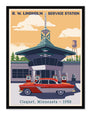 Steve Thomas - "Lindholm Oil Company Service Station" - Spoke Art