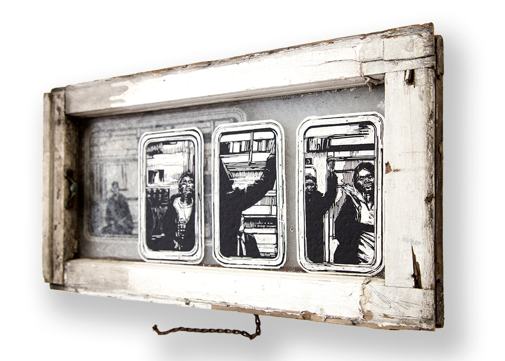 Swoon - "Subway Windows" - Spoke Art