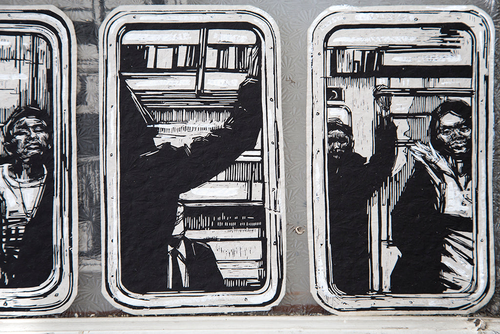 Swoon - "Subway Windows" - Spoke Art