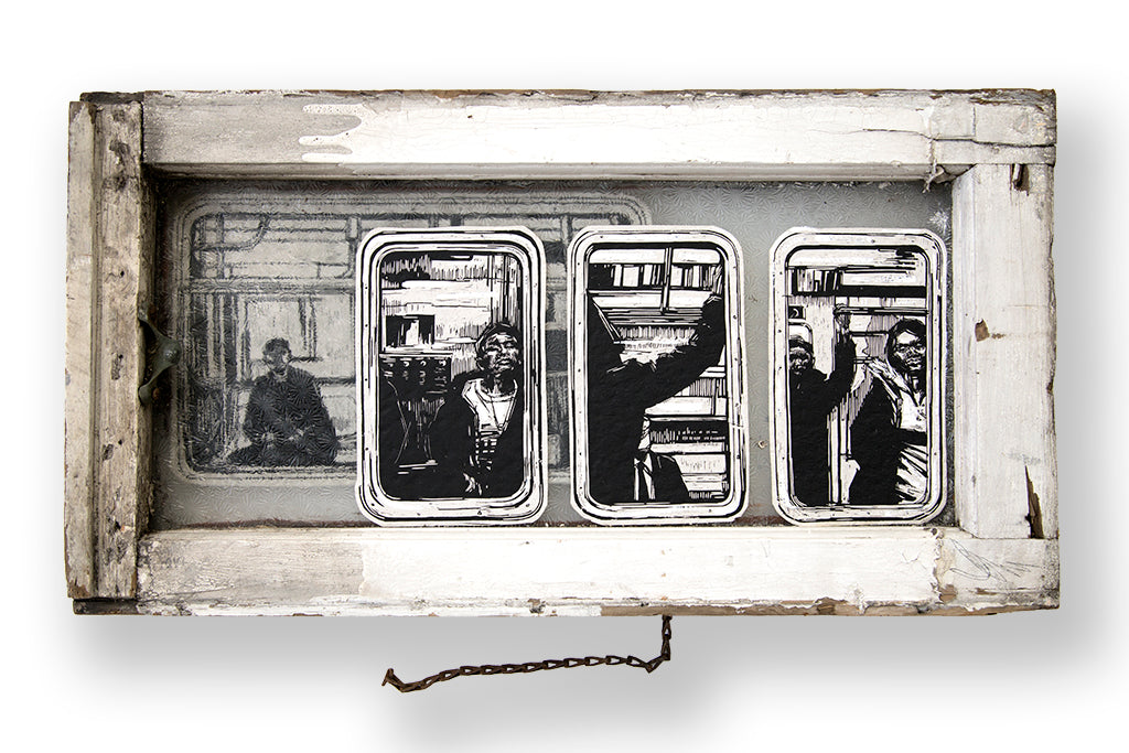 Swoon - "Subway Windows" - Spoke Art