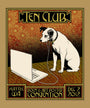 Chuck Sperrys vintage-style poster for the Ten Club Rock & Art Poster Convention in Seattle on December 2, 2012, showcases a dog with headphones and a laptop. The bold design mirrors the dynamic flair of Sperry’s Helikon Solo Show with stylized text and intricate patterns.
