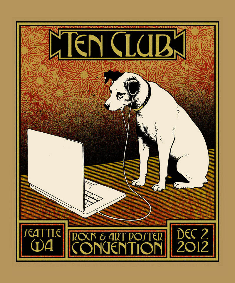 Chuck Sperry - Ten Club Rock & Art Poster Convention - Spoke Art