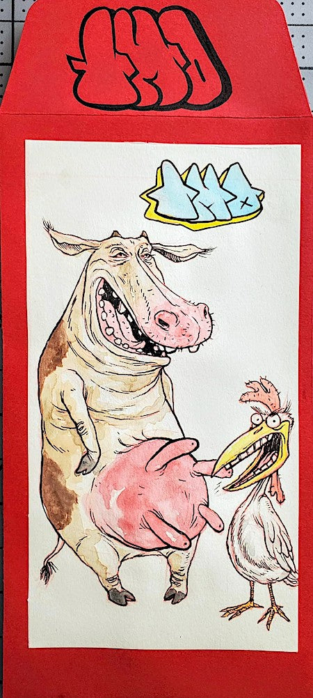 TMO - "Cow N Chicken" - Spoke Art