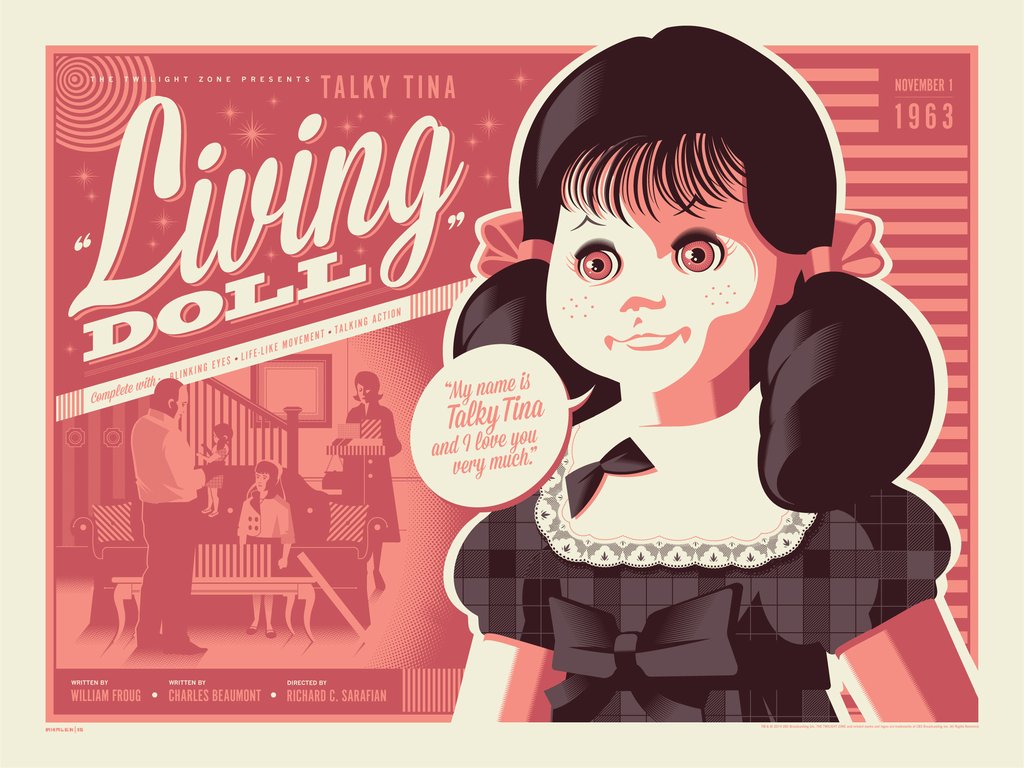 Tom Whalen - "Living Doll" - The Twilight Zone - Spoke Art