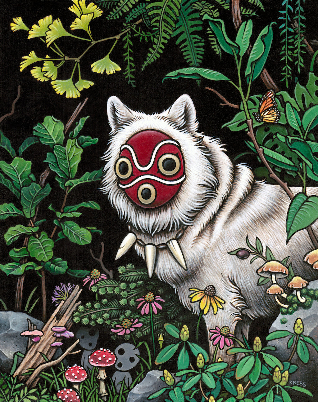 Tara Krebs - "Wolf Girl" - Spoke Art
