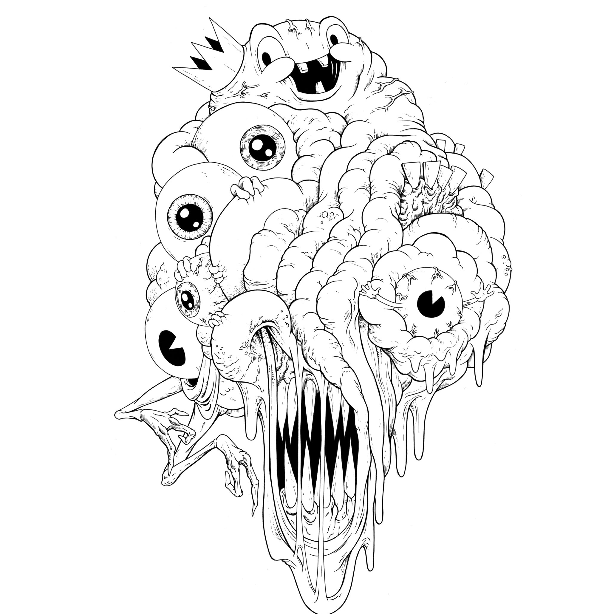 Alex Pardee - "The Brightmare King" - Spoke Art