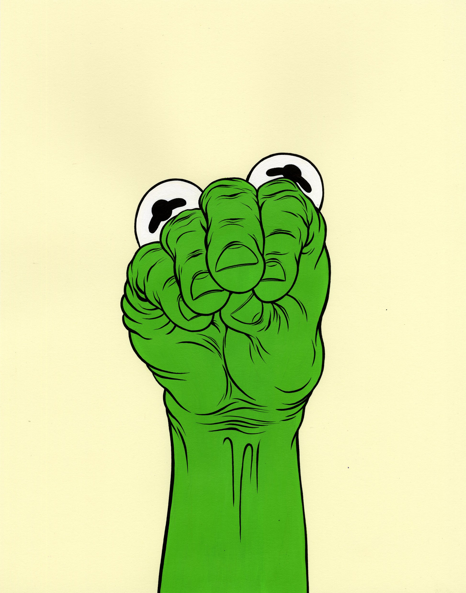 Alex Pardee - "The Hand of Jim Henson" - Spoke Art