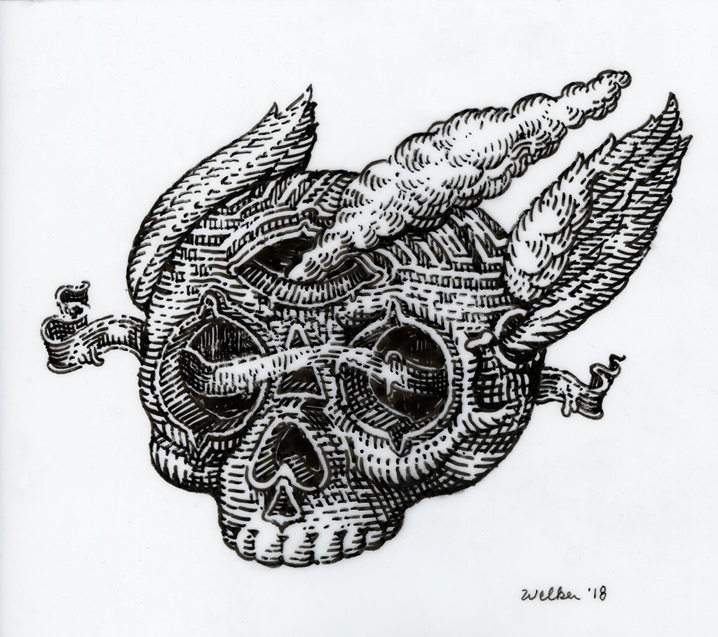 David Welker - "The Maze Skull" - Spoke Art