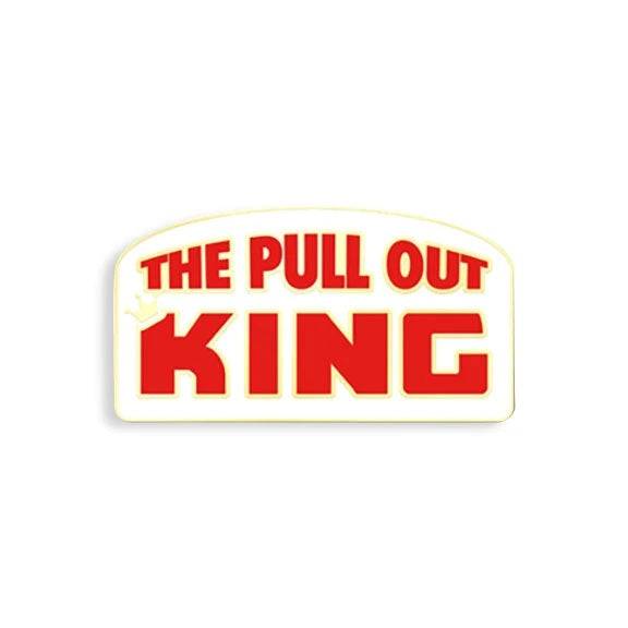 Pull Out King Enamel Pin - Spoke Art