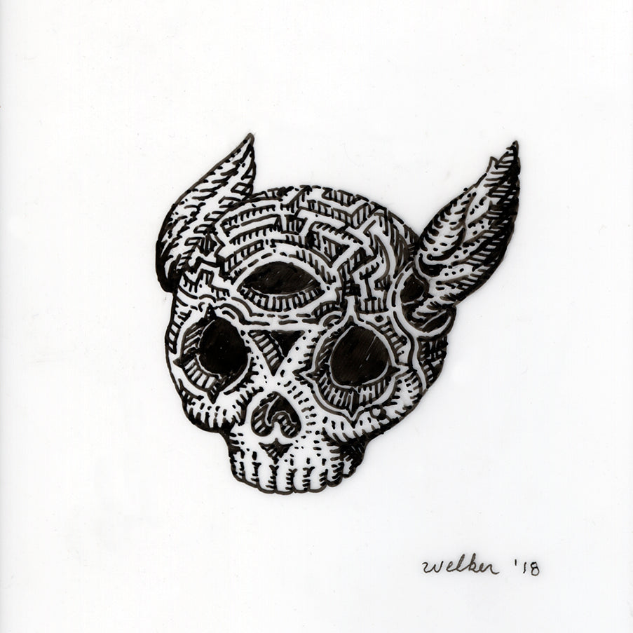 David Welker - "The Seeing Skull" - Spoke Art