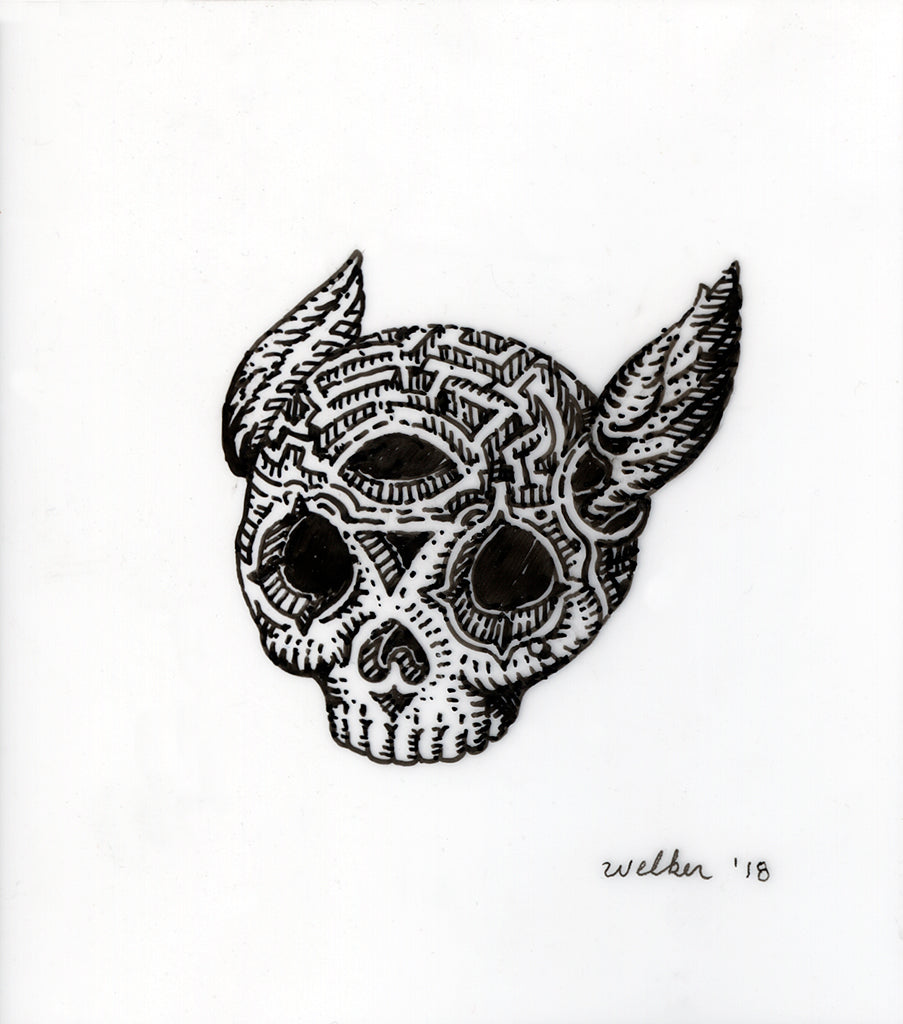 David Welker - "The Seeing Skull" - Spoke Art