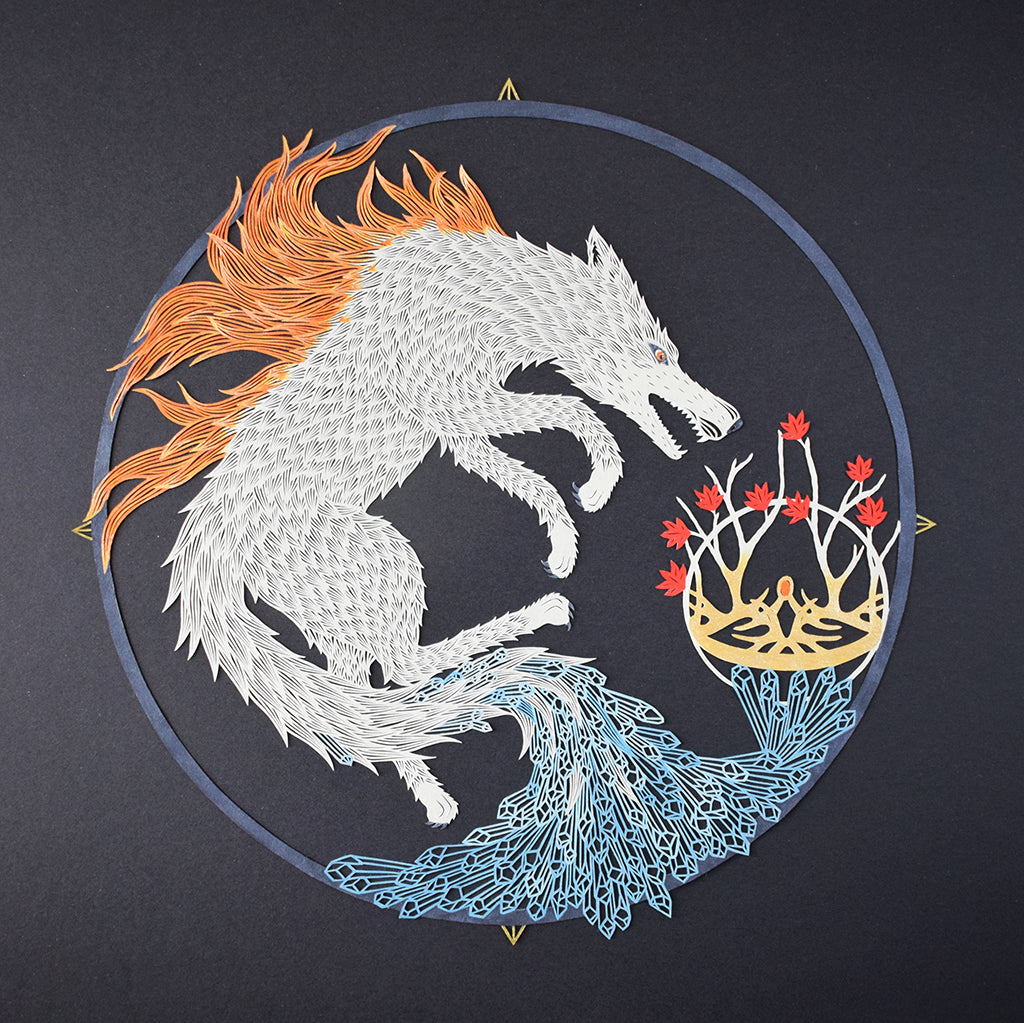 Pippa Dyrlaga - "The White Wolf" - Spoke Art