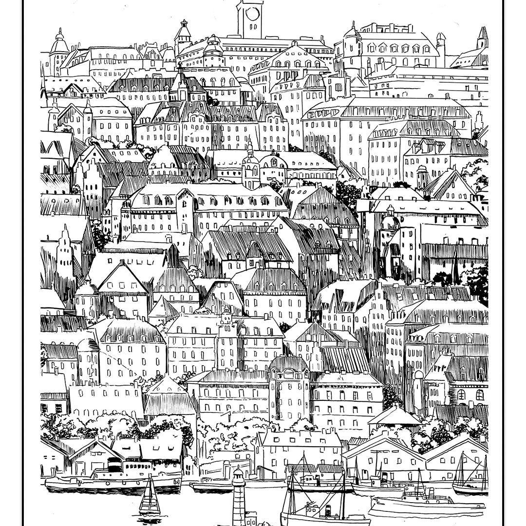 Tim Doyle - "It's A Clock Tower - Cityscape" (original) - Spoke Art