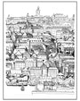 Tim Doyle - "It's A Clock Tower - Cityscape" (original) - Spoke Art