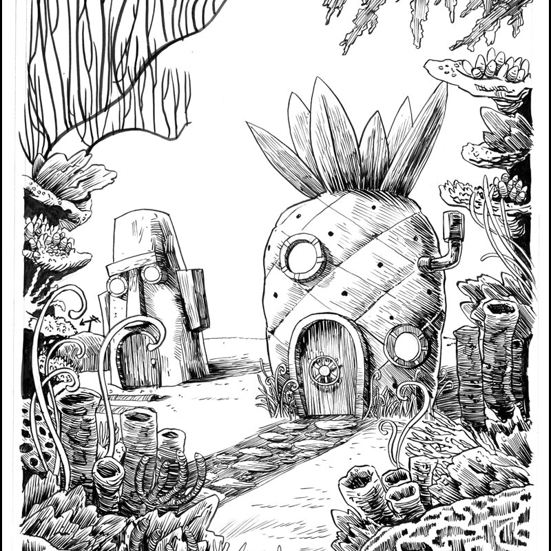 Tim Doyle - "124 Conch St." (original) - Spoke Art