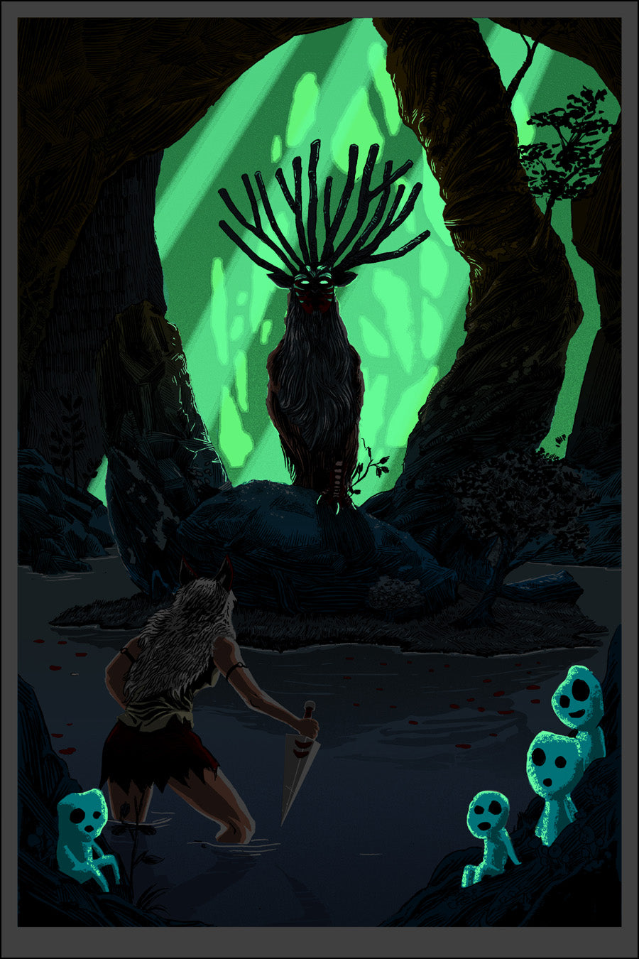 Tim Doyle - "Pool of the Forest God" - Spoke Art