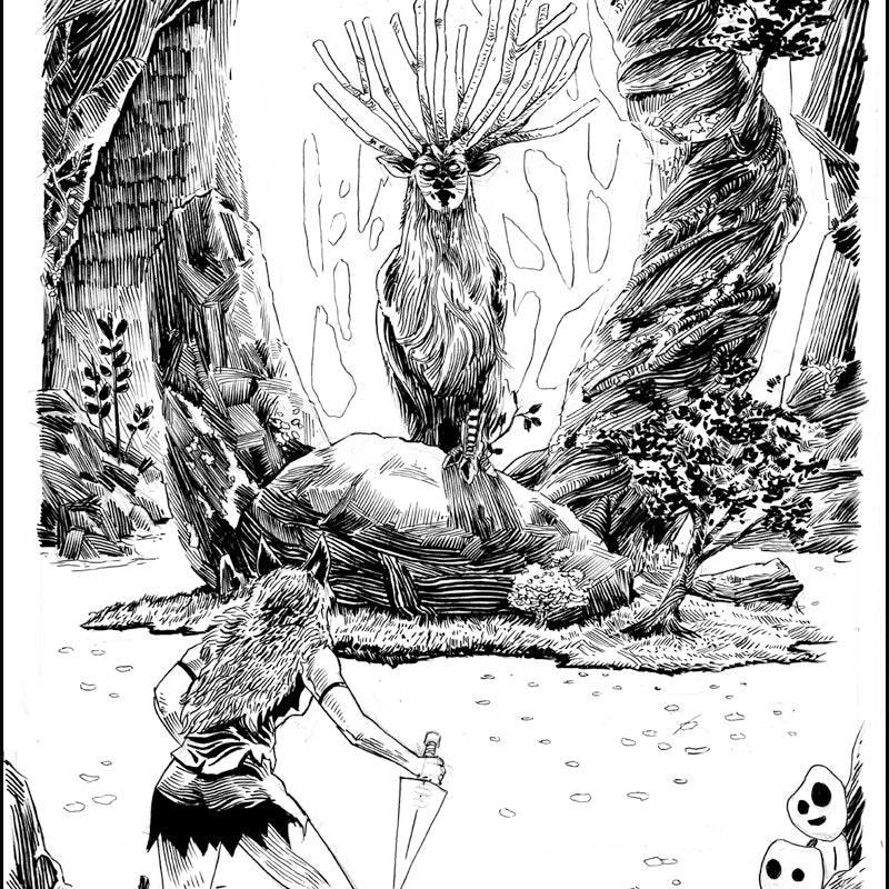 Tim Doyle - "Pool of the Forest God" (original) - Spoke Art