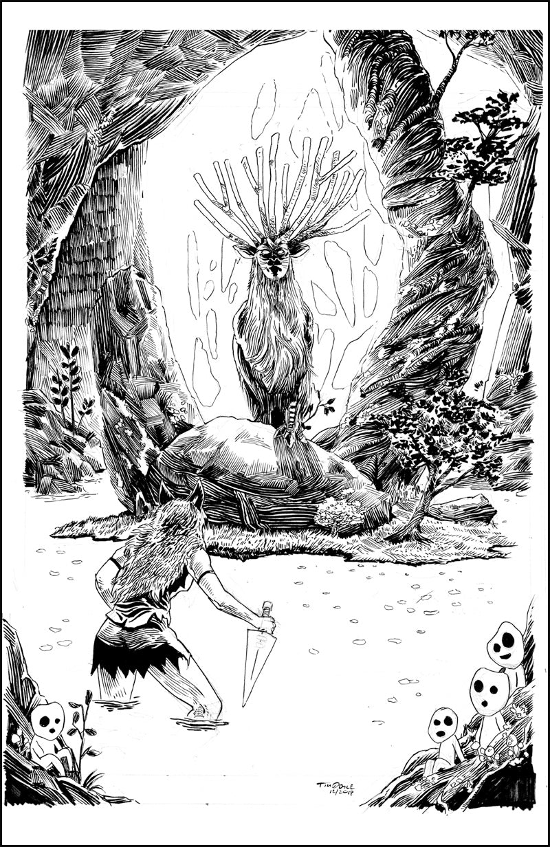 Tim Doyle - "Pool of the Forest God" (original) - Spoke Art