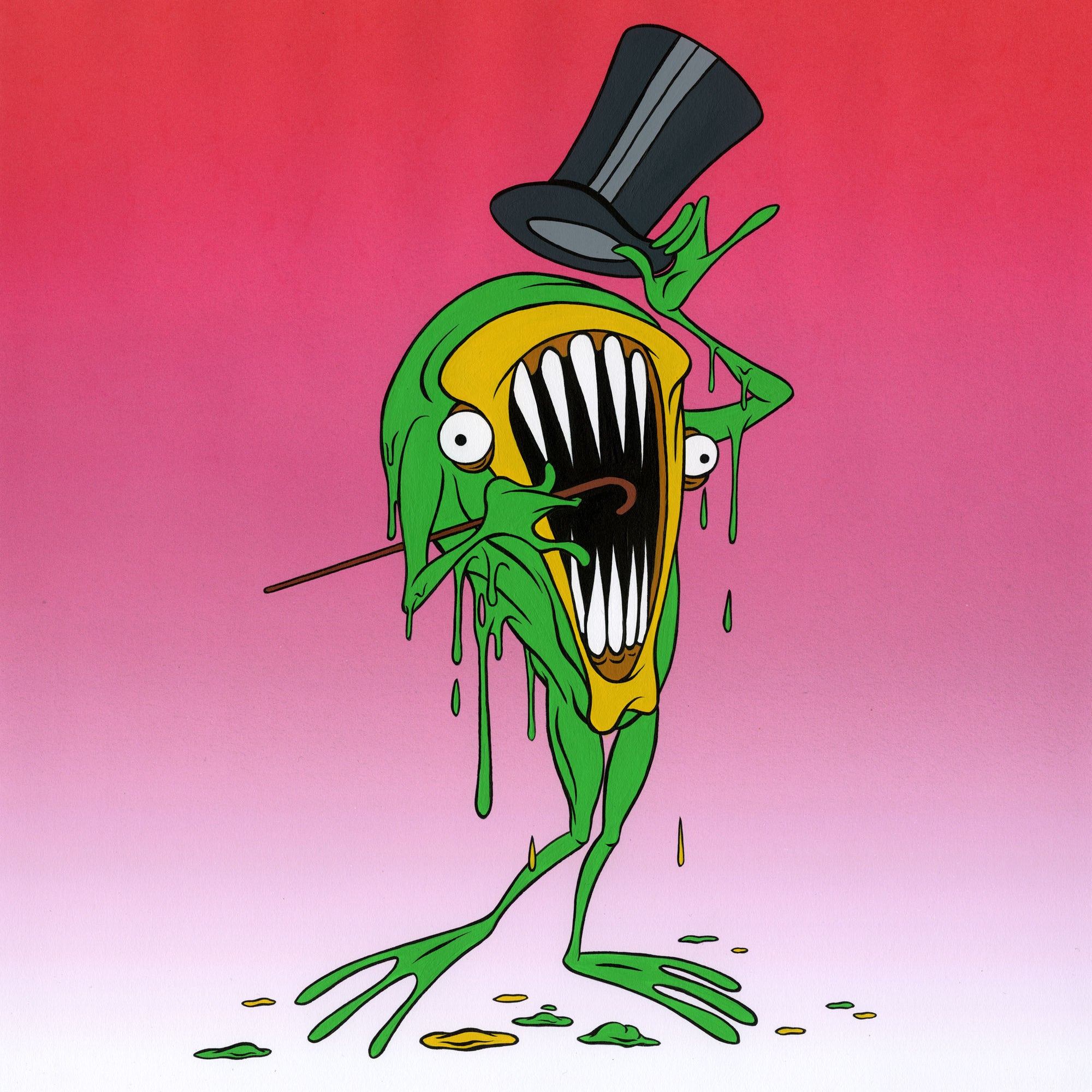 Alex Pardee Hell, My Baby painting Too Looney ComplexCon 2021