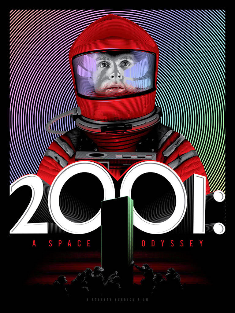 Tracie Ching - "2001: Red Foil Variant" - Spoke Art
