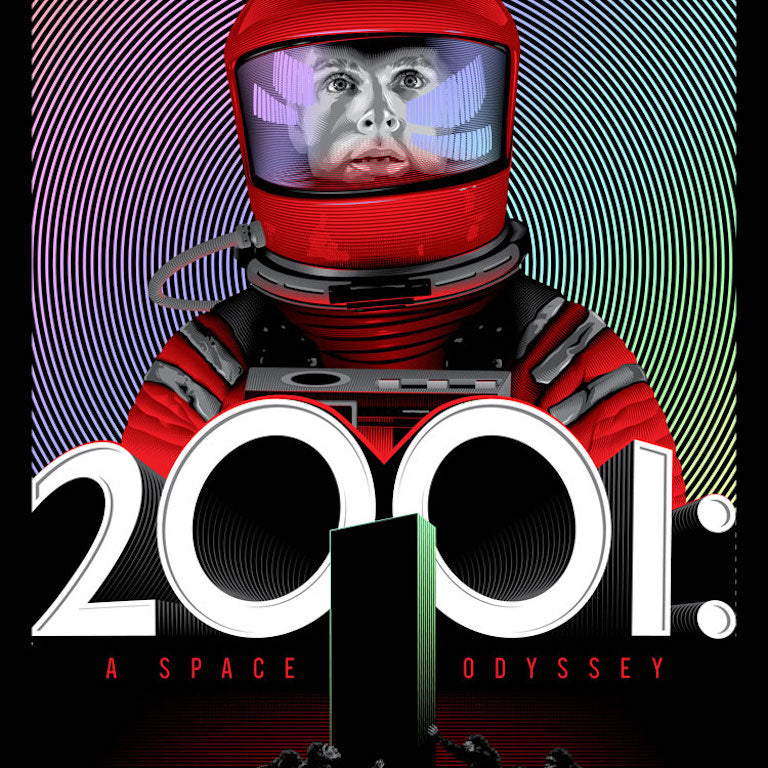 Tracie Ching - "2001: Red Foil Variant" - Spoke Art