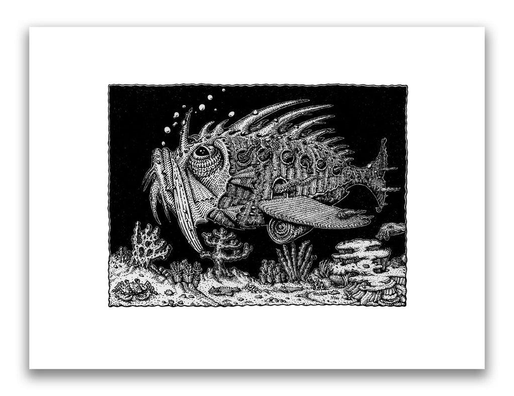 David Welker - "The Transport Fish" (print) - Spoke Art