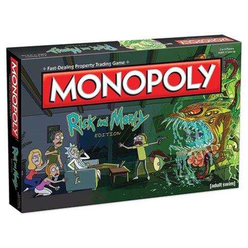 Rick and Morty Monopoly Game - Spoke Art