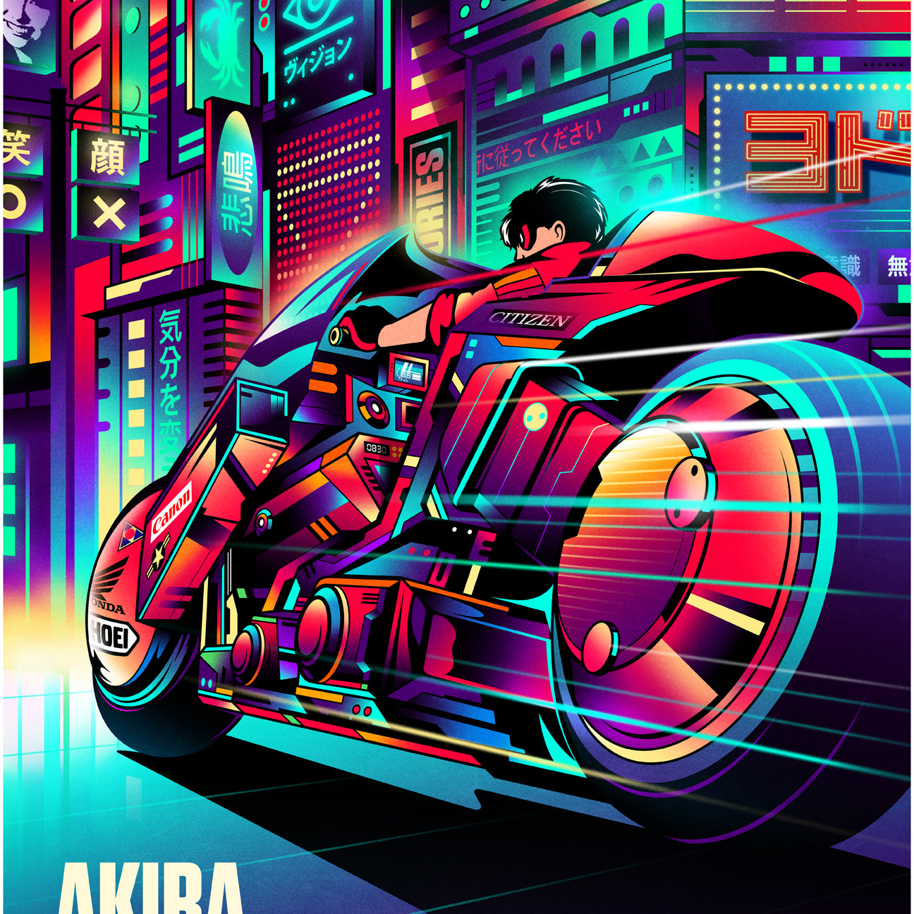 Van Orton - "Akira" Print - Spoke Art
