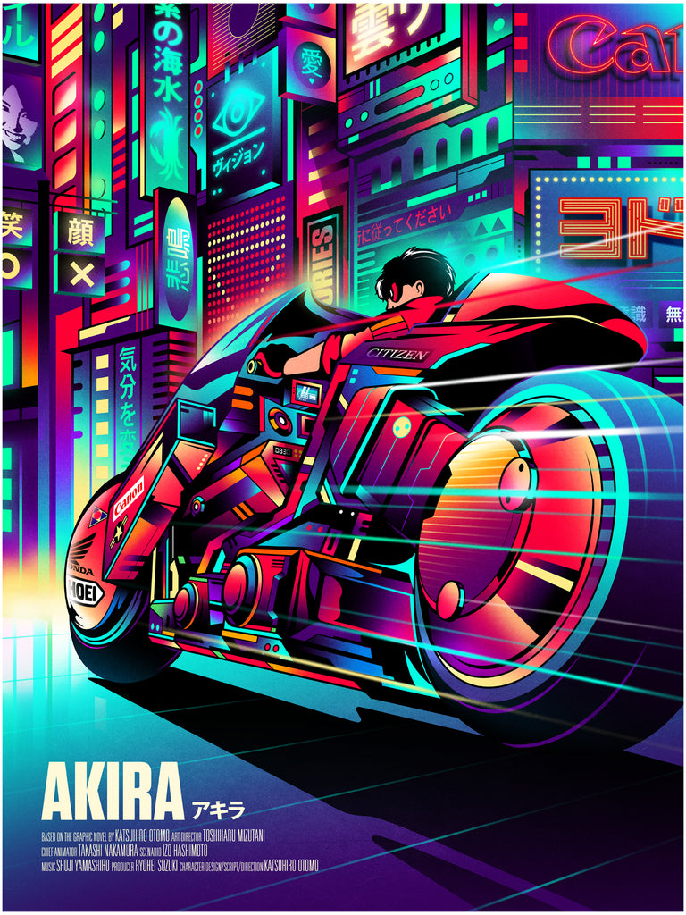 Van Orton - "Akira" Print - Spoke Art