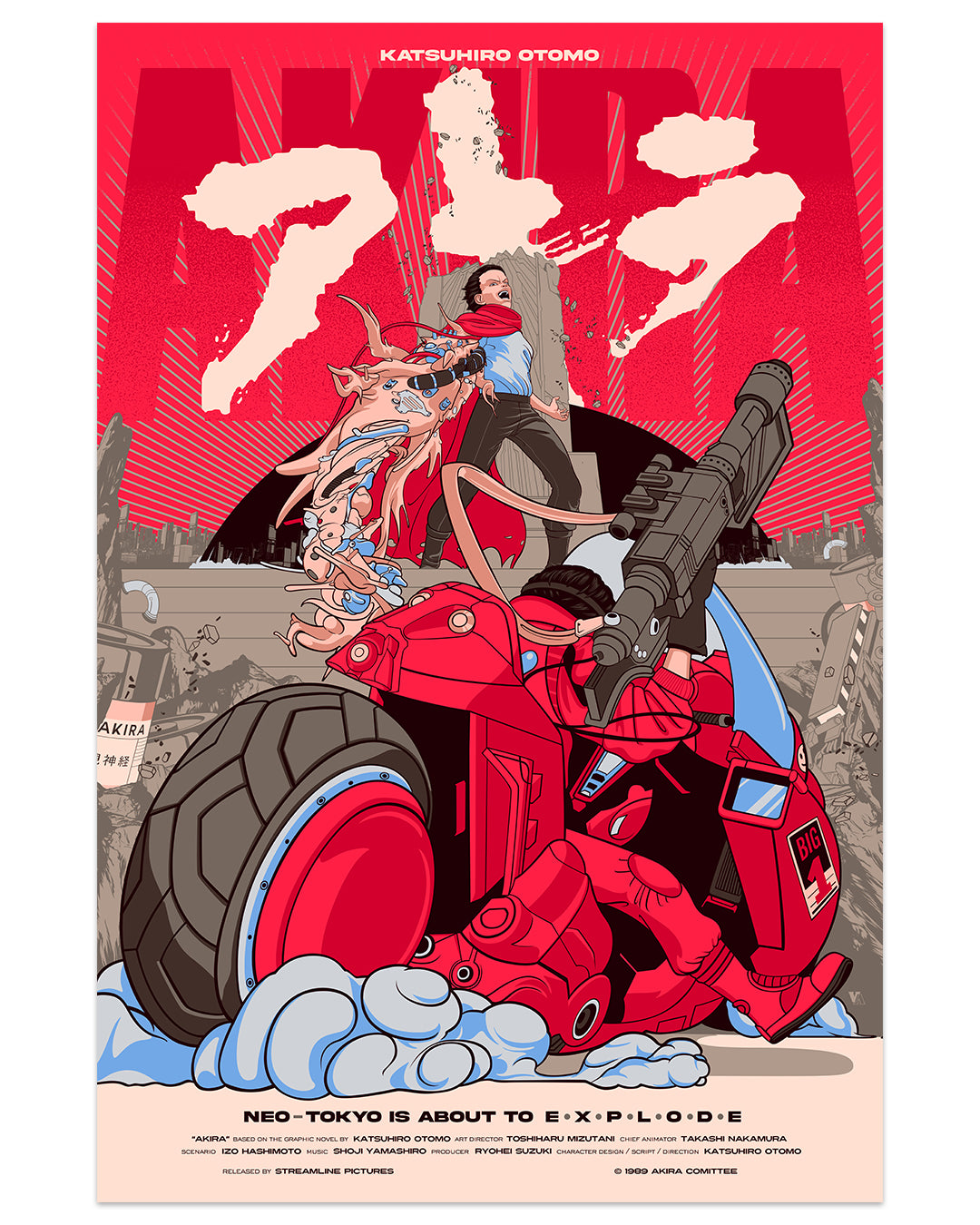 Vincent Aseo - "AKIRA" print - Spoke Art