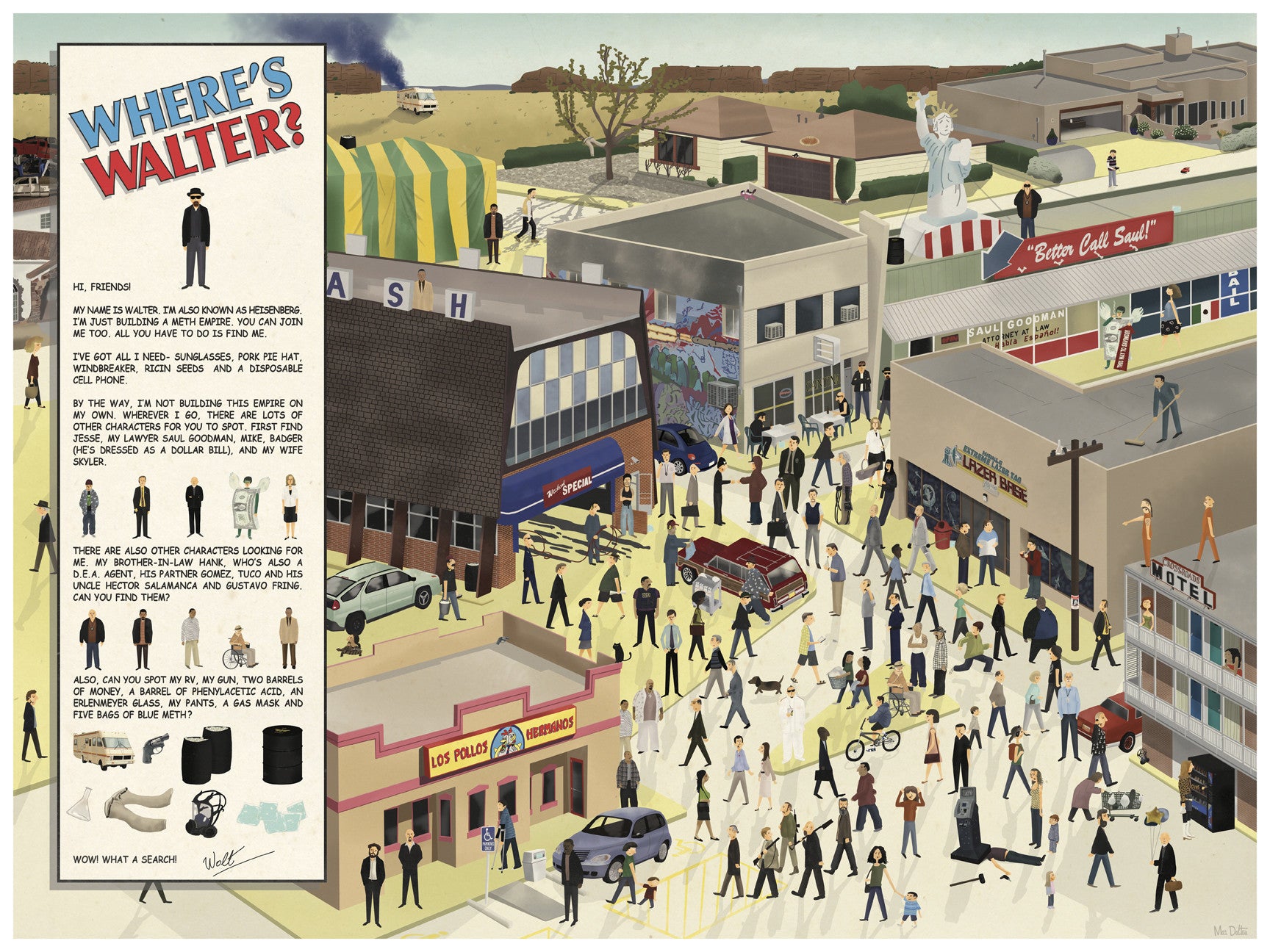 Max Dalton - "Where is Walt?" - Spoke Art