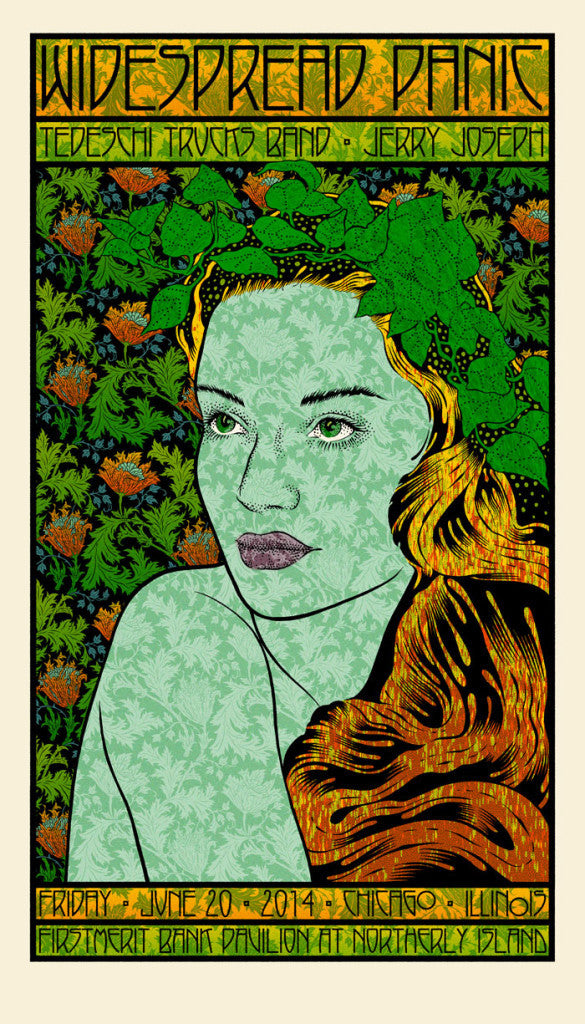 Chuck Sperry - Widespread Panic, Chicago (Artist Proof) - Spoke Art