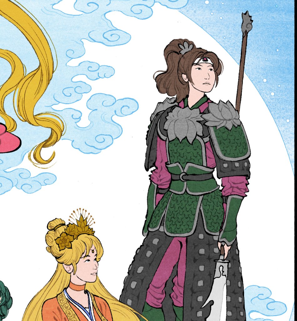 Jed Henry Warrior Maidens Sailor Moon inspired limited edition Ukiyoe Heroes print