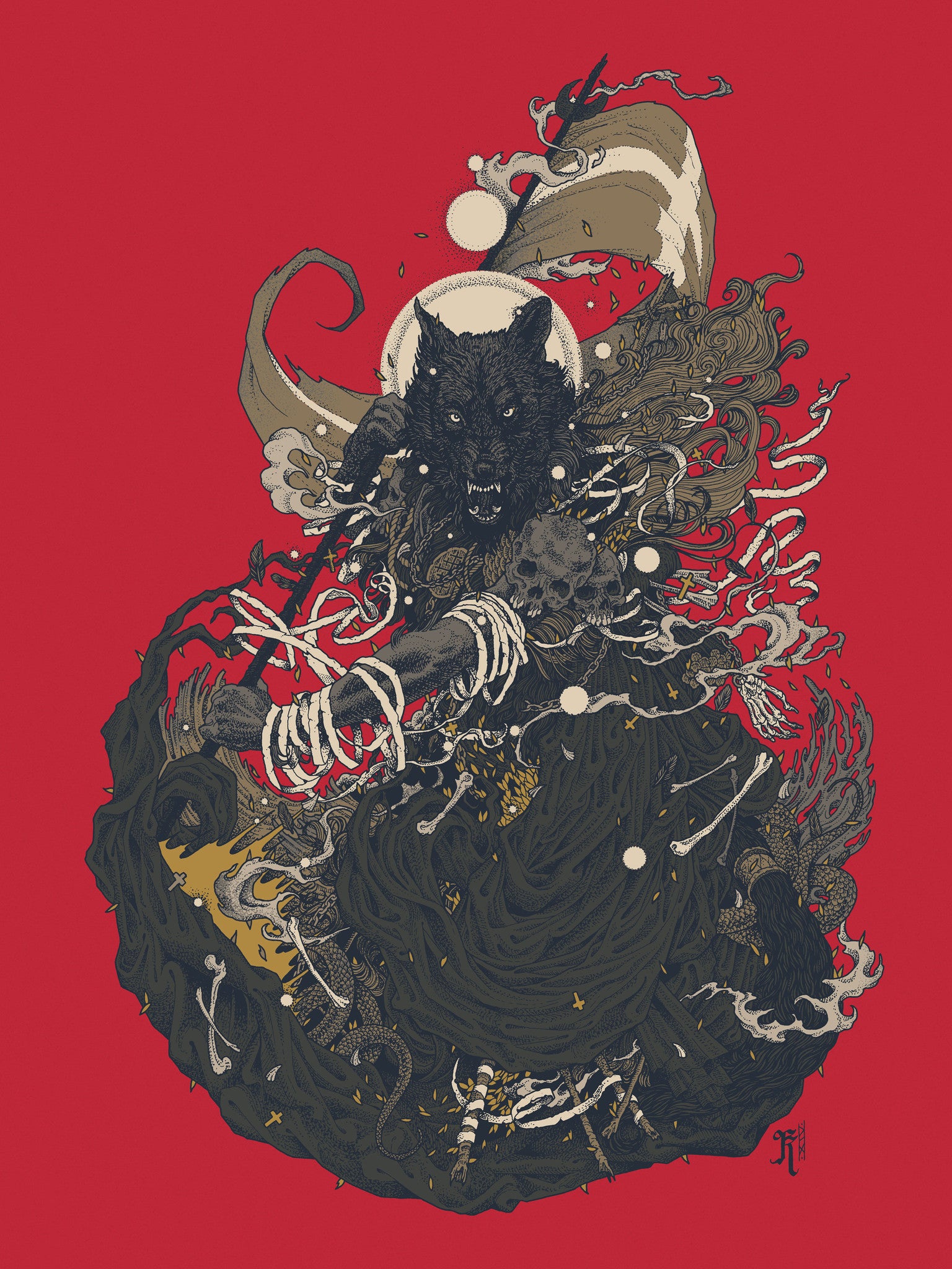 Richey Beckett - "Fenrir" - Spoke Art