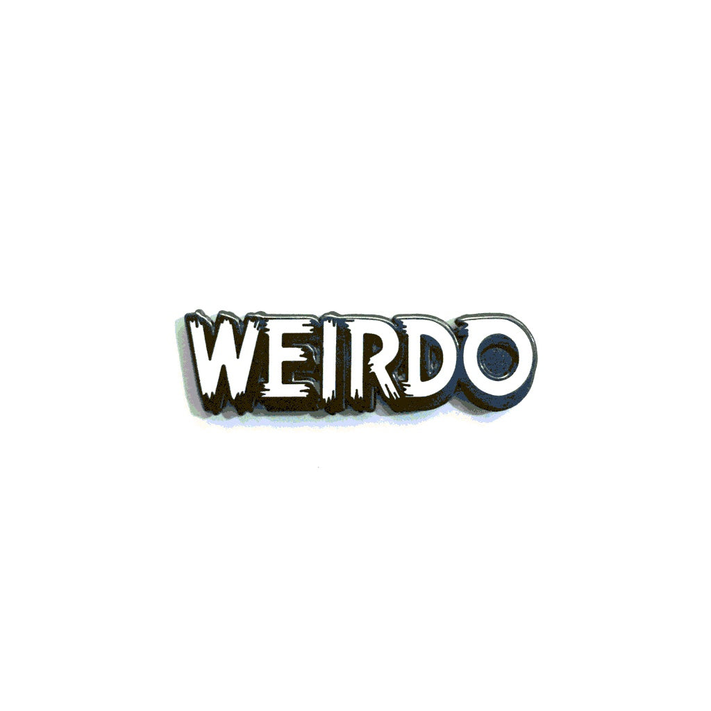 Weirdo (Glow-in-the-Dark) Enamel Pin - Spoke Art