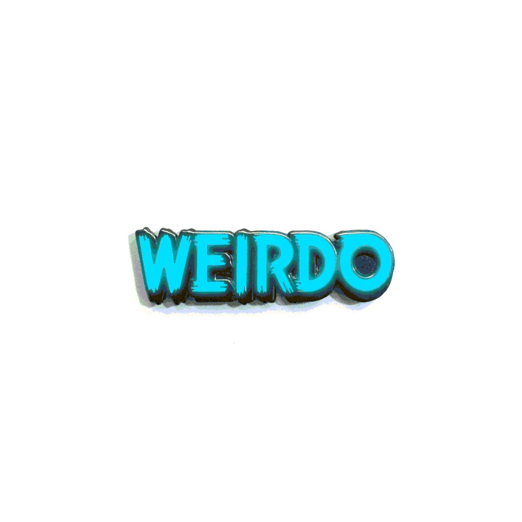 Weirdo (Glow-in-the-Dark) Enamel Pin - Spoke Art