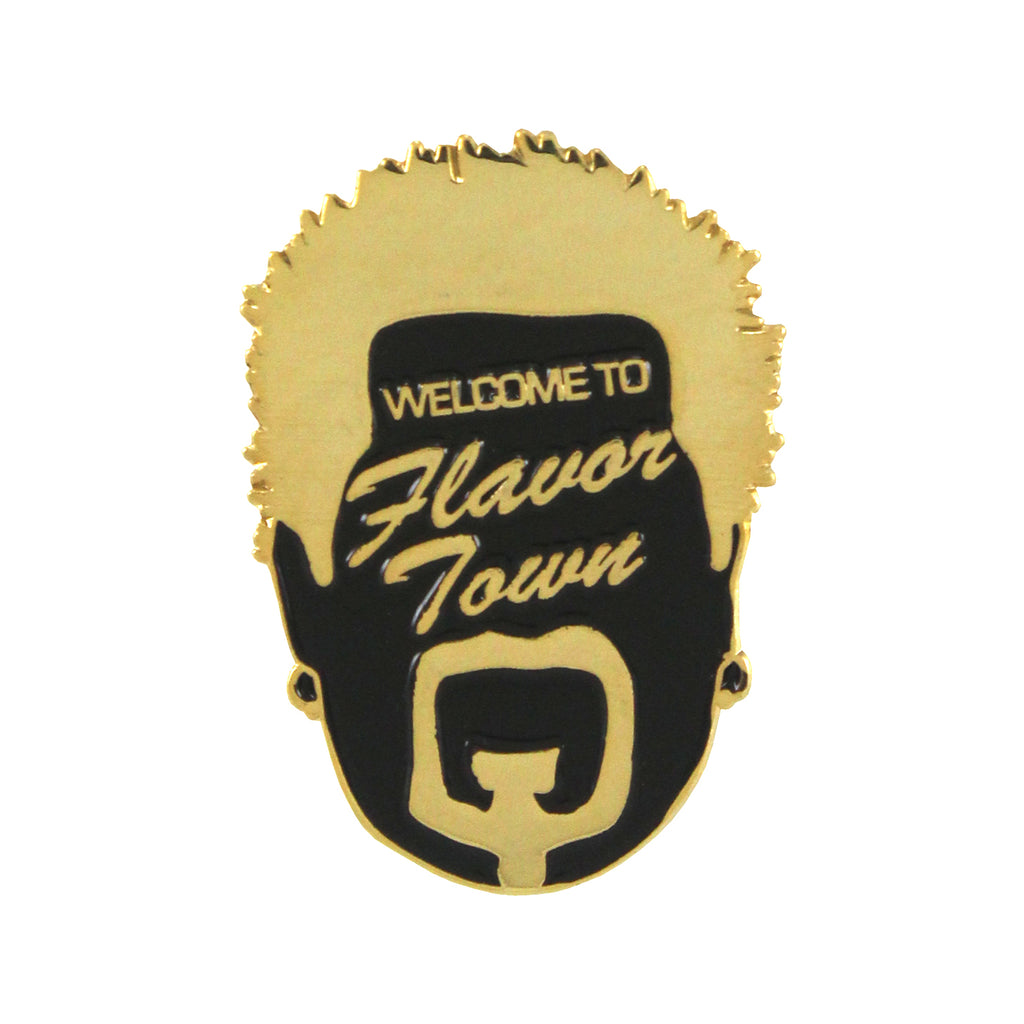 BxE Buttons - "Welcome To Flavortown" Enamel Pin - Spoke Art