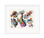 Winston the Whale - "Tropical Vibes" (print) - Spoke Art