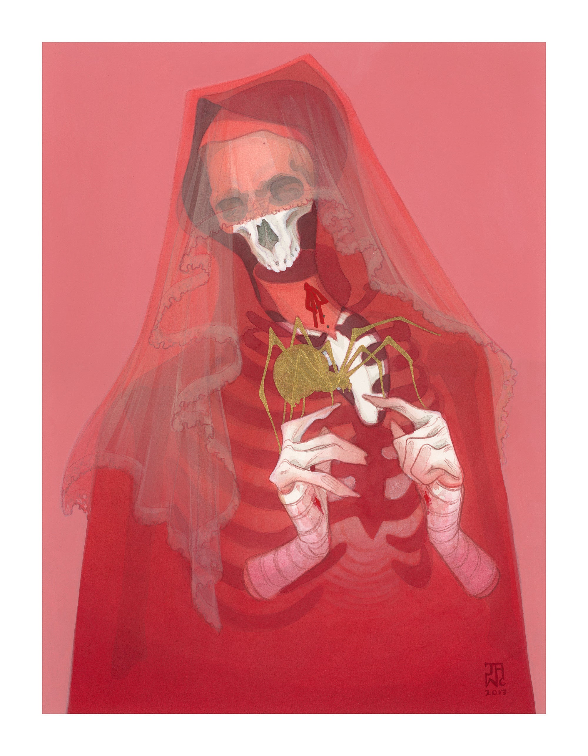 J.A.W. Cooper - "Widow" - Spoke Art