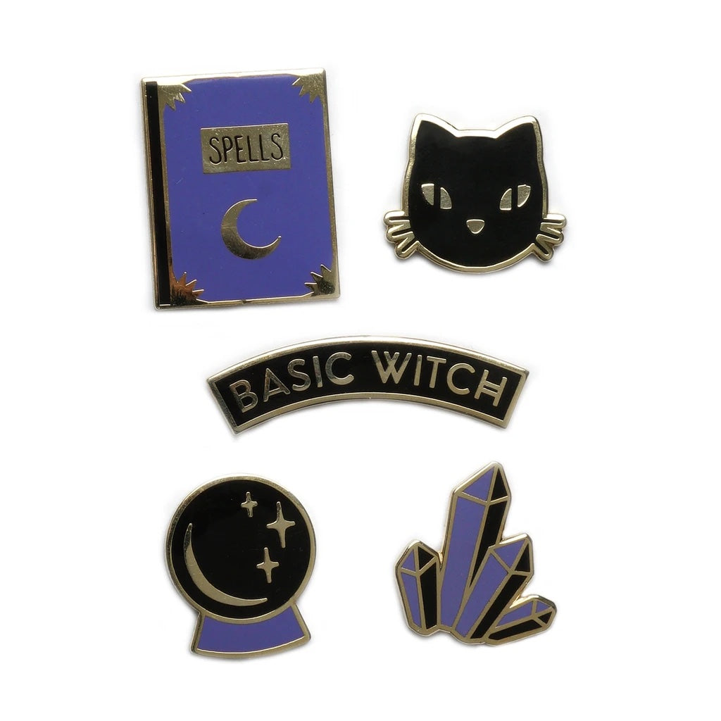 Basic Witches Pin Set - Spoke Art