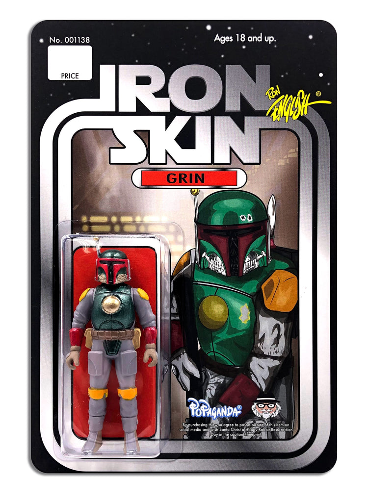 Ron English - "Iron Skin Grin" Action Figure - Spoke Art
