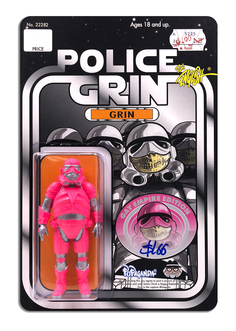 Ron English x Suckadelic - "Police Grin Gay Empire" Action Figure - Spoke Art