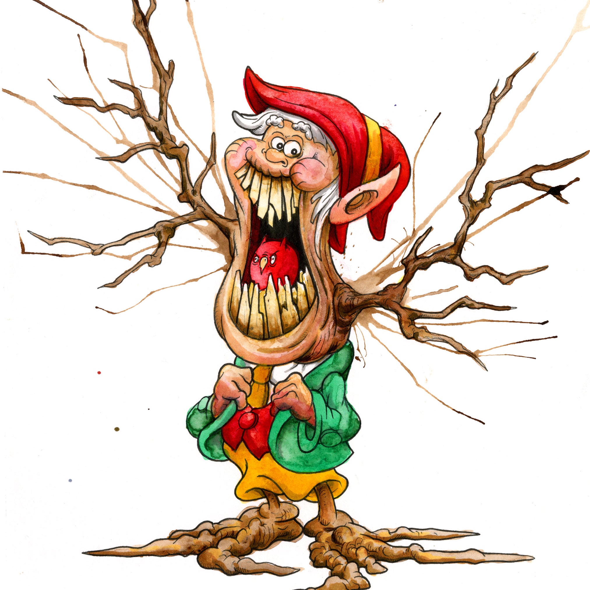 Alex Pardee - "Yet Another Transportation Mishap, Why Does This Keep Happening" - Spoke Art