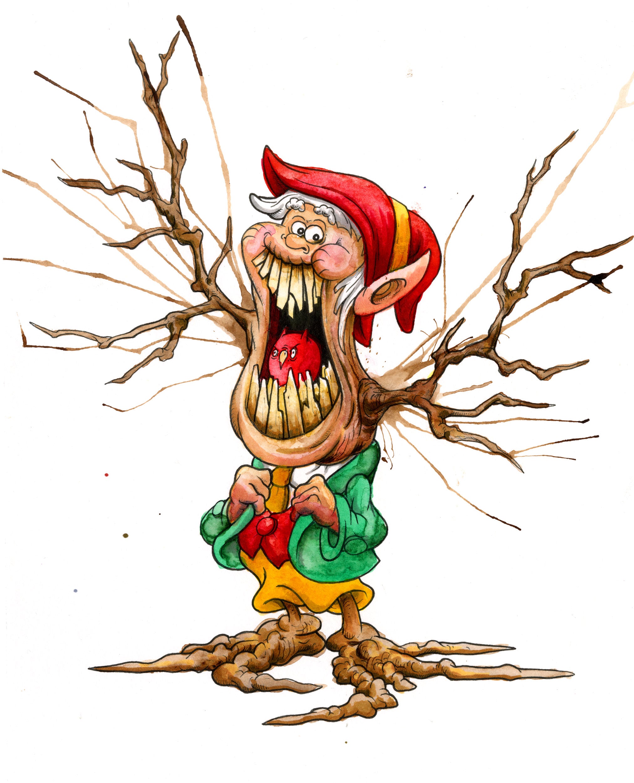 Alex Pardee - "Yet Another Transportation Mishap, Why Does This Keep Happening" - Spoke Art