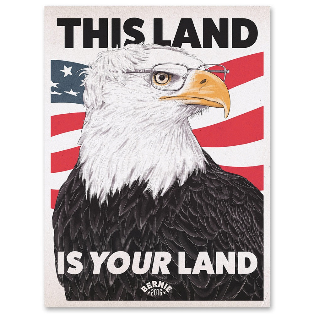 "This Land is Your Land" poster - Spoke Art