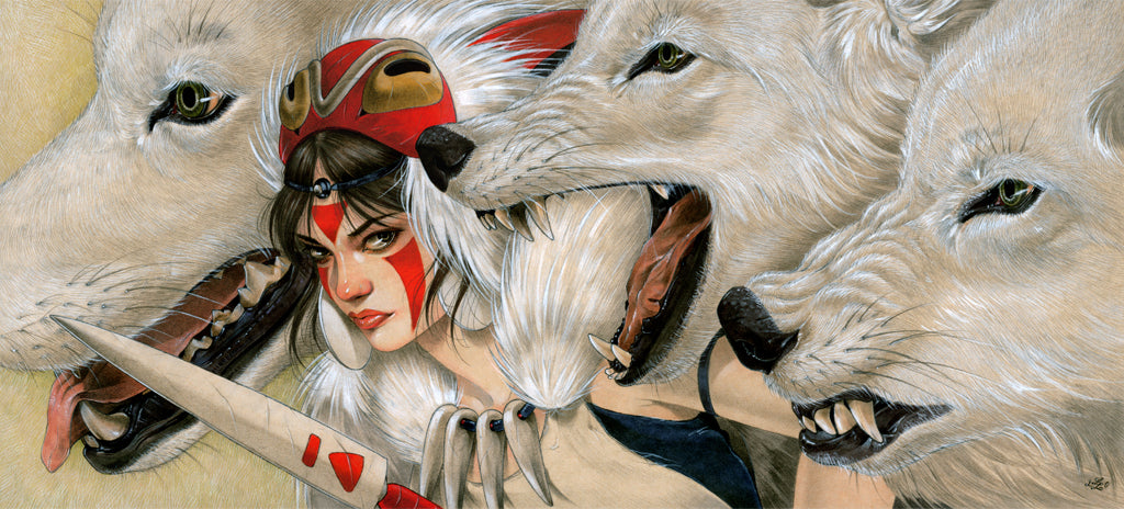 Zoe Lacchei - "The Girl Who Fights With Wolves" - Spoke Art