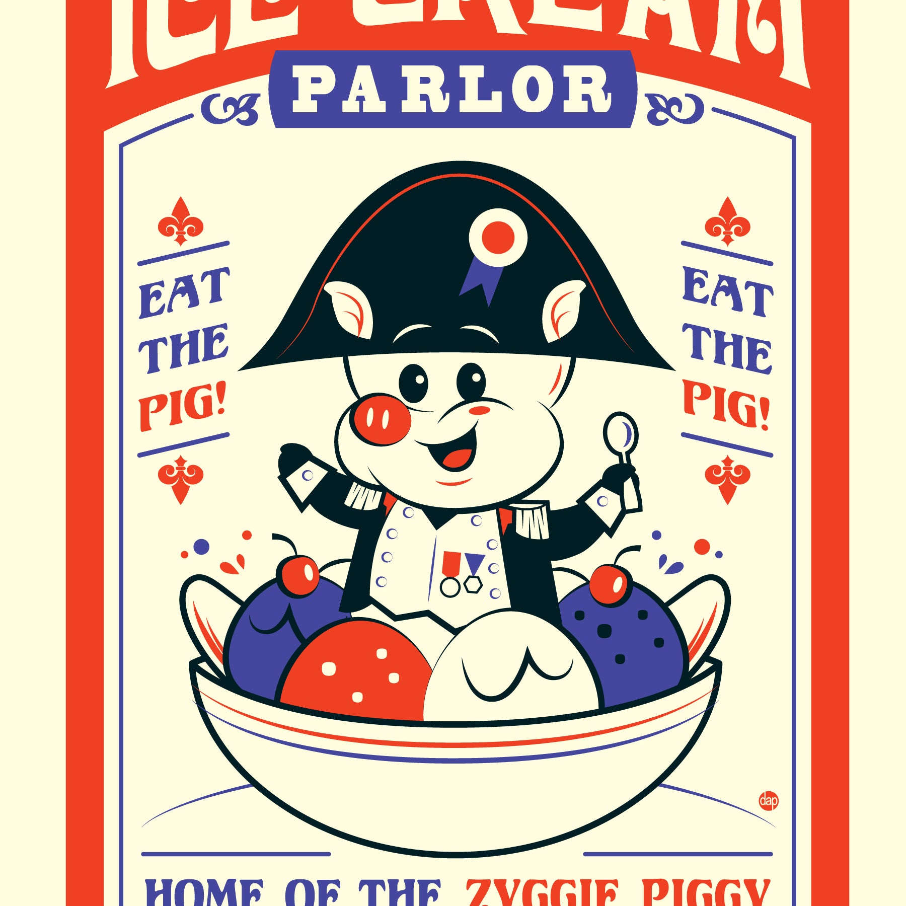 Dave Perillo - "Zyggie's Ice Cream" - Spoke Art
