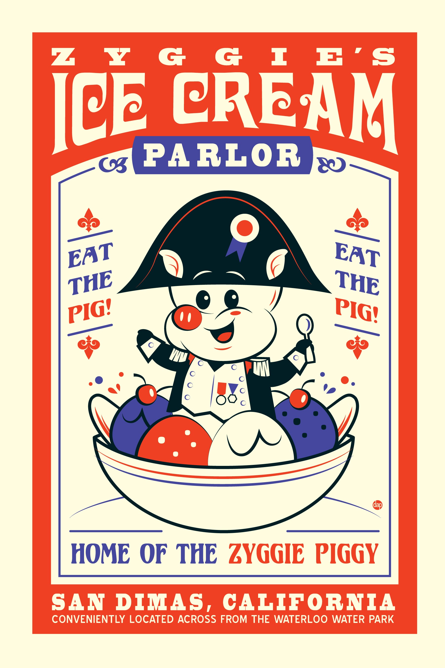 Dave Perillo - "Zyggie's Ice Cream" - Spoke Art