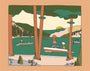 Alimo - "Untitled Imagination" Print featuring characters from Ponyo and My Neighbor Totoro